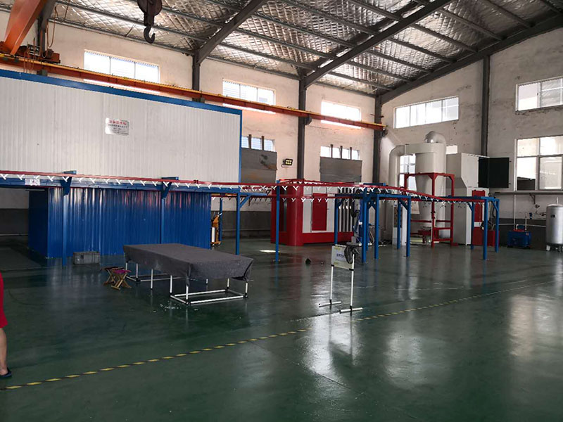 煙臺三環(huán)鐵件噴涂線